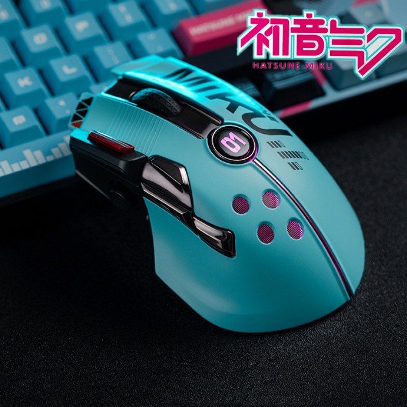 Pc Gaming Hatsune Miku - Hatsune Miku mysz do gier Anime