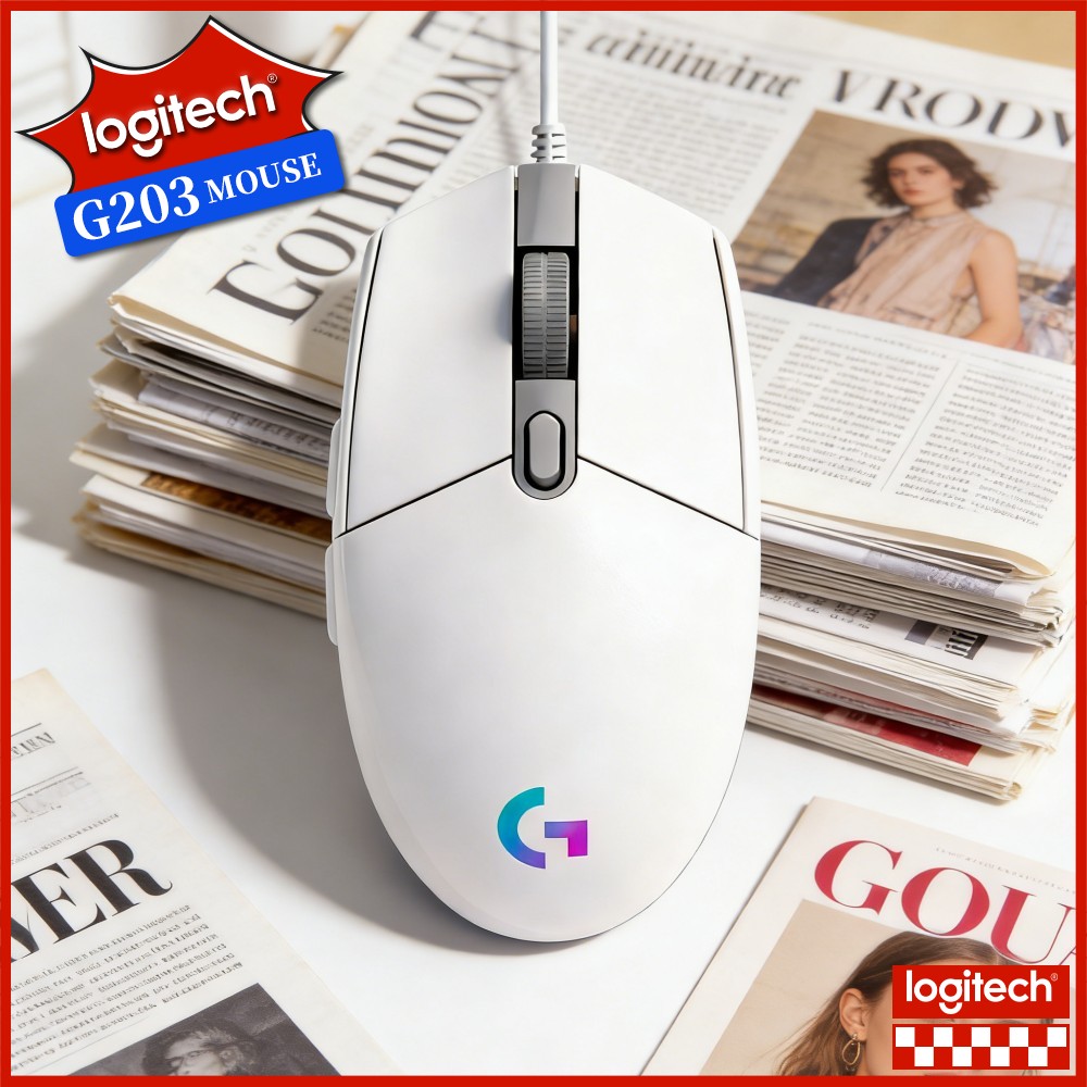 Logitech Mouse G203 - Mysz gamingowa Logitech G203 z podłączeniem