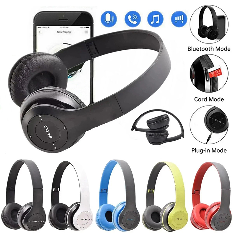 Pc Gaming Earphones - Słuchawki Bluetooth Bezprzewodowe Słuchawki Nauszne HiFi