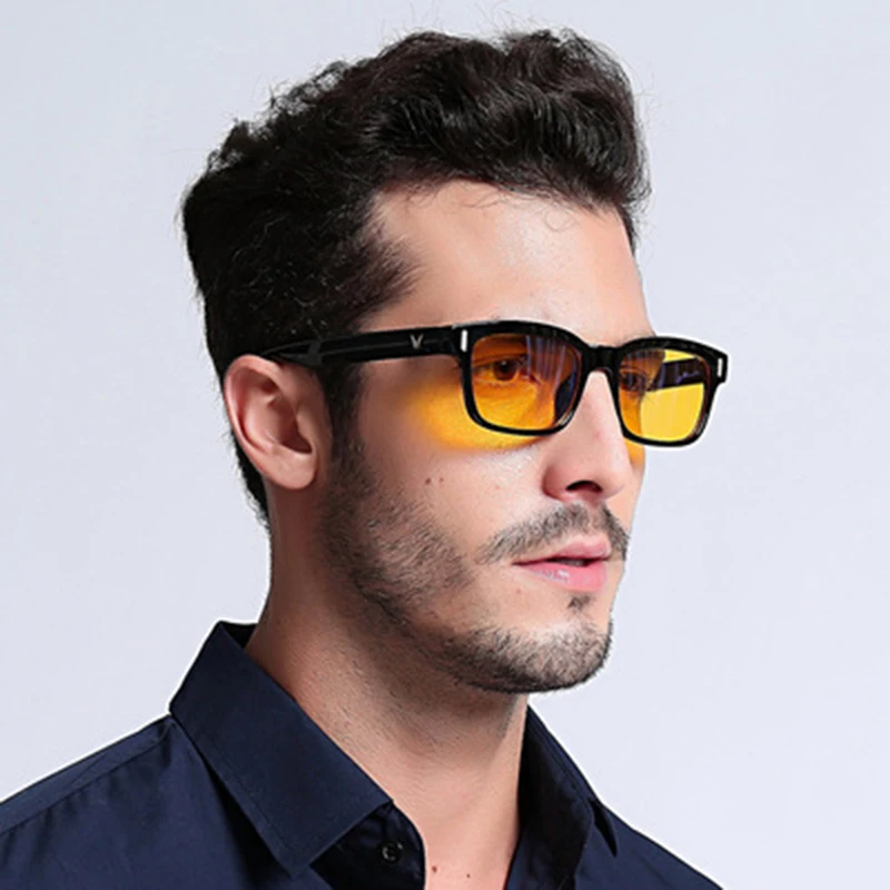 Gaming Glasses Blue Light - Okulary komputerowe Blue Ray Męskie okulary