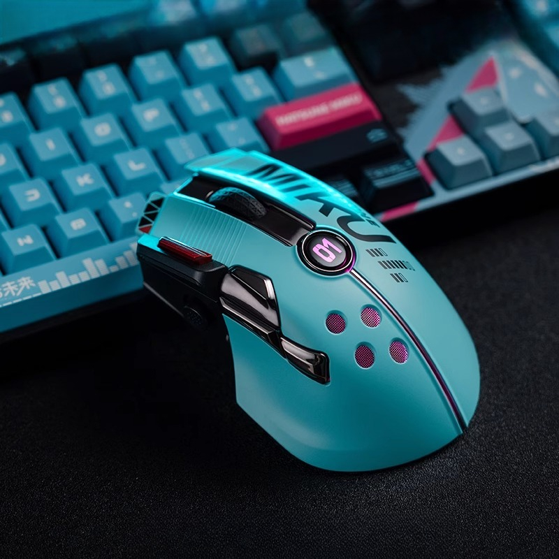 Pc Gaming Hatsune Miku - Hatsune Miku Anime Bezprzewodowa mysz do