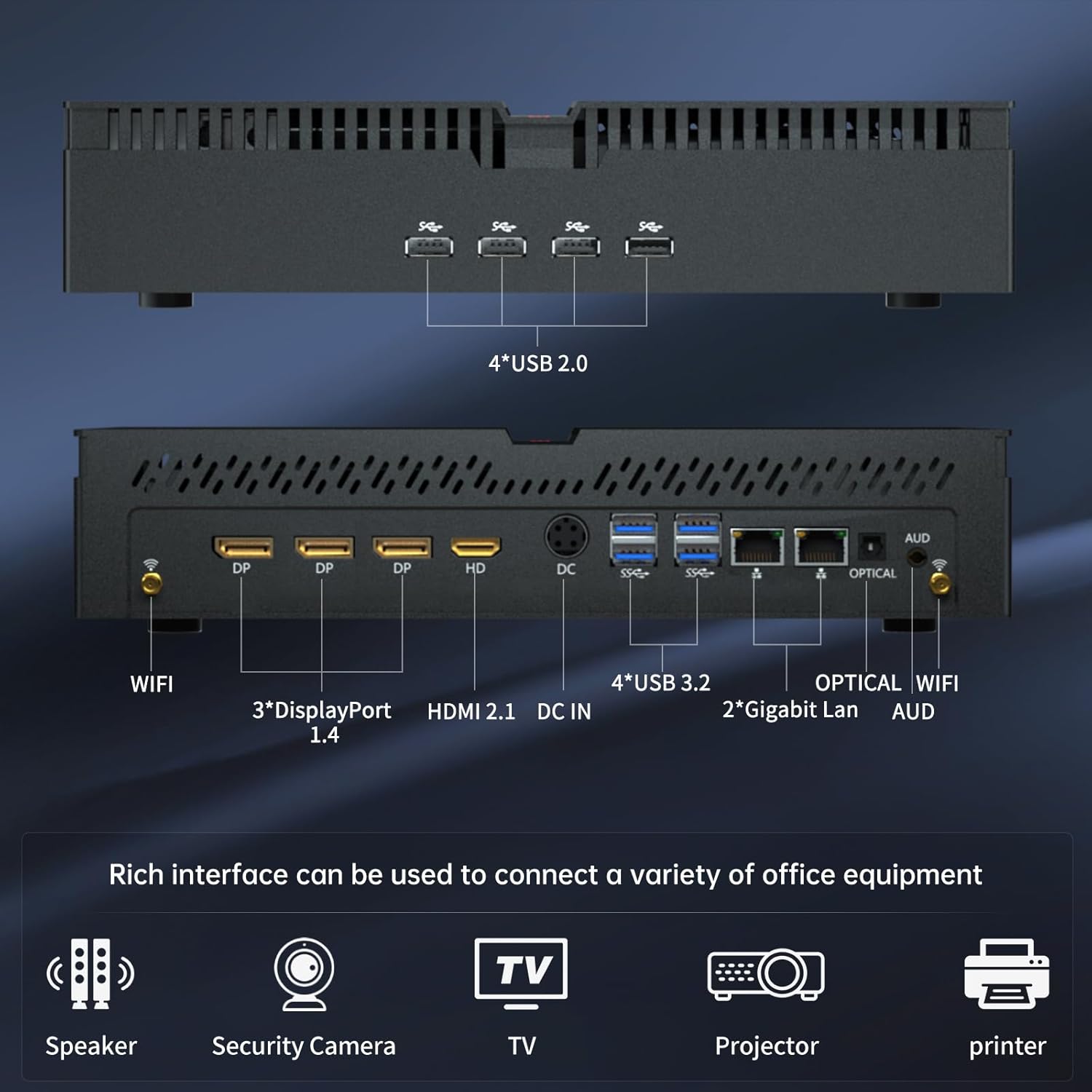 Pc Gaming I7 14Th Gen - Partaker Gaming Mini PC 14. generacji