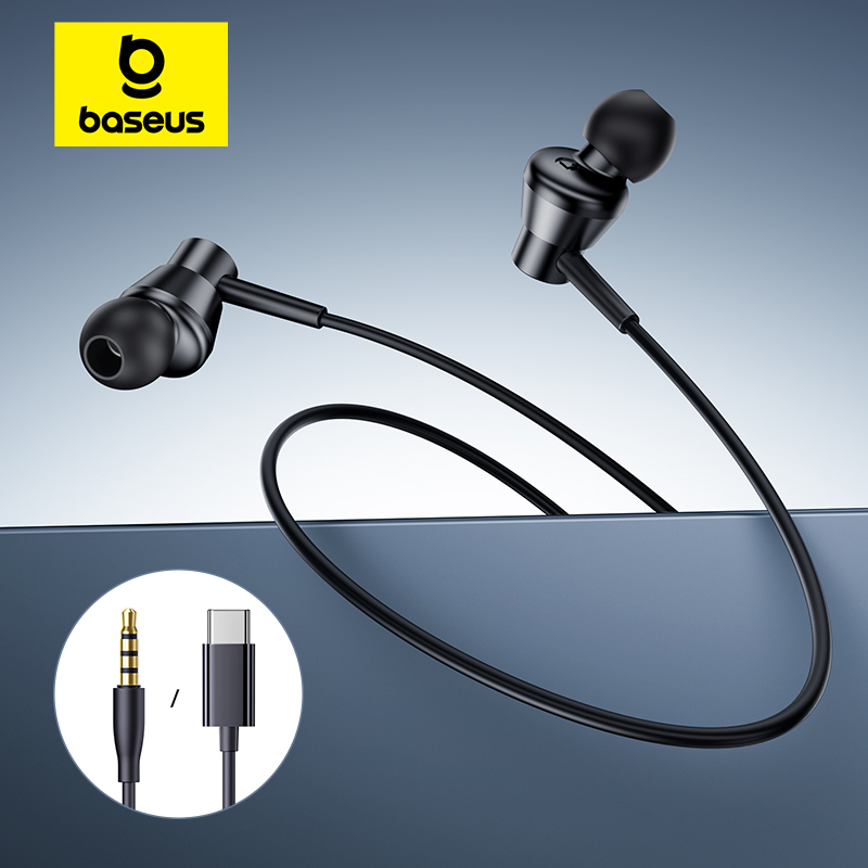 Pc Gaming Earphones - Baseus Encok CZ11/HZ11 Przewodowe słuchawki douszne