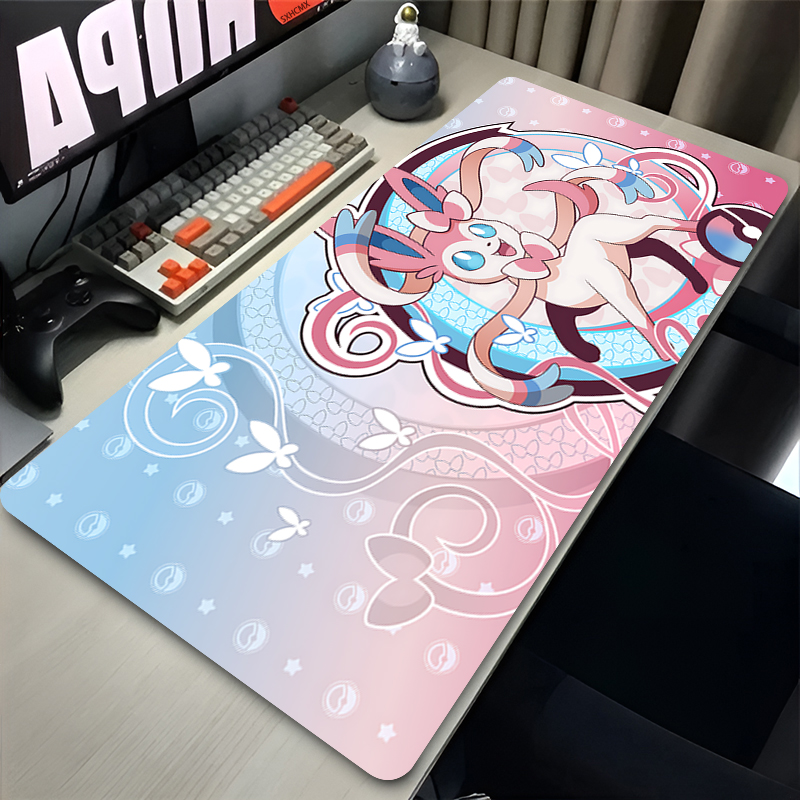Pc Gaming Keyboard And Mouse - Duża Różowa Urocza Podkładka Pod Mysz