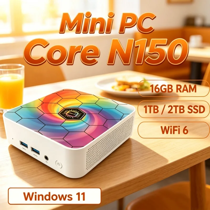 Pc Gaming Cafe - MINI PC Intel N150 Windows 11