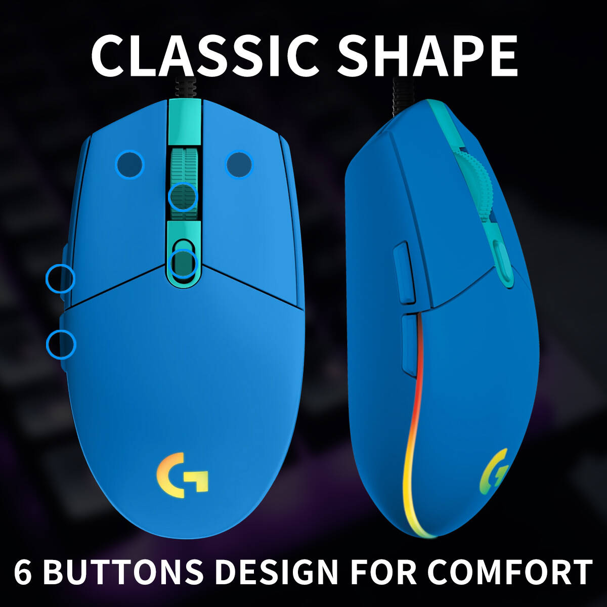 Mysz przewodowa Logitech G203  – Logitech Mouse G203 recenzja i cena