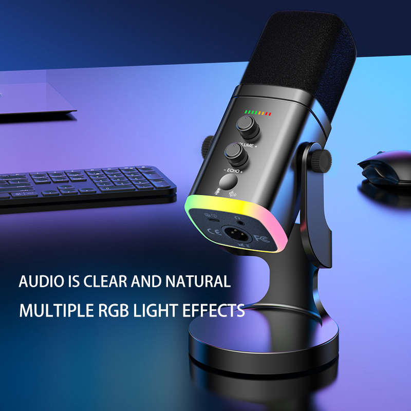 Mikrofon gamingowy RGB USB z o – Pc Gaming Live Streaming recenzja i cena
