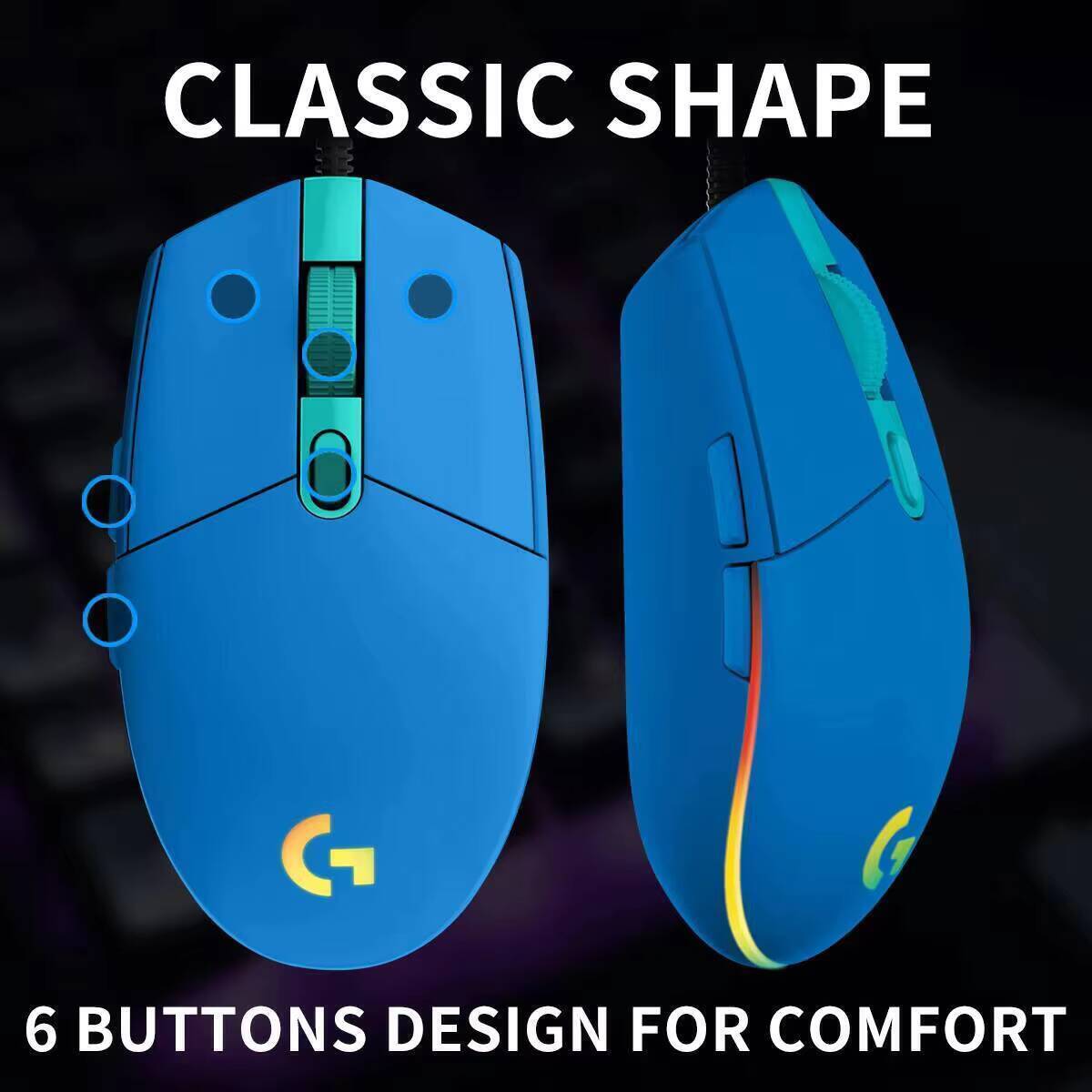 Logitech G203 Przewodowa Mysz  – Logitech Mouse G203 recenzja i cena