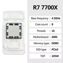 AMD Ryzen 7 7700X R7 7700X 8-r – Amd Cpu Ryzen 7 recenzja i cena