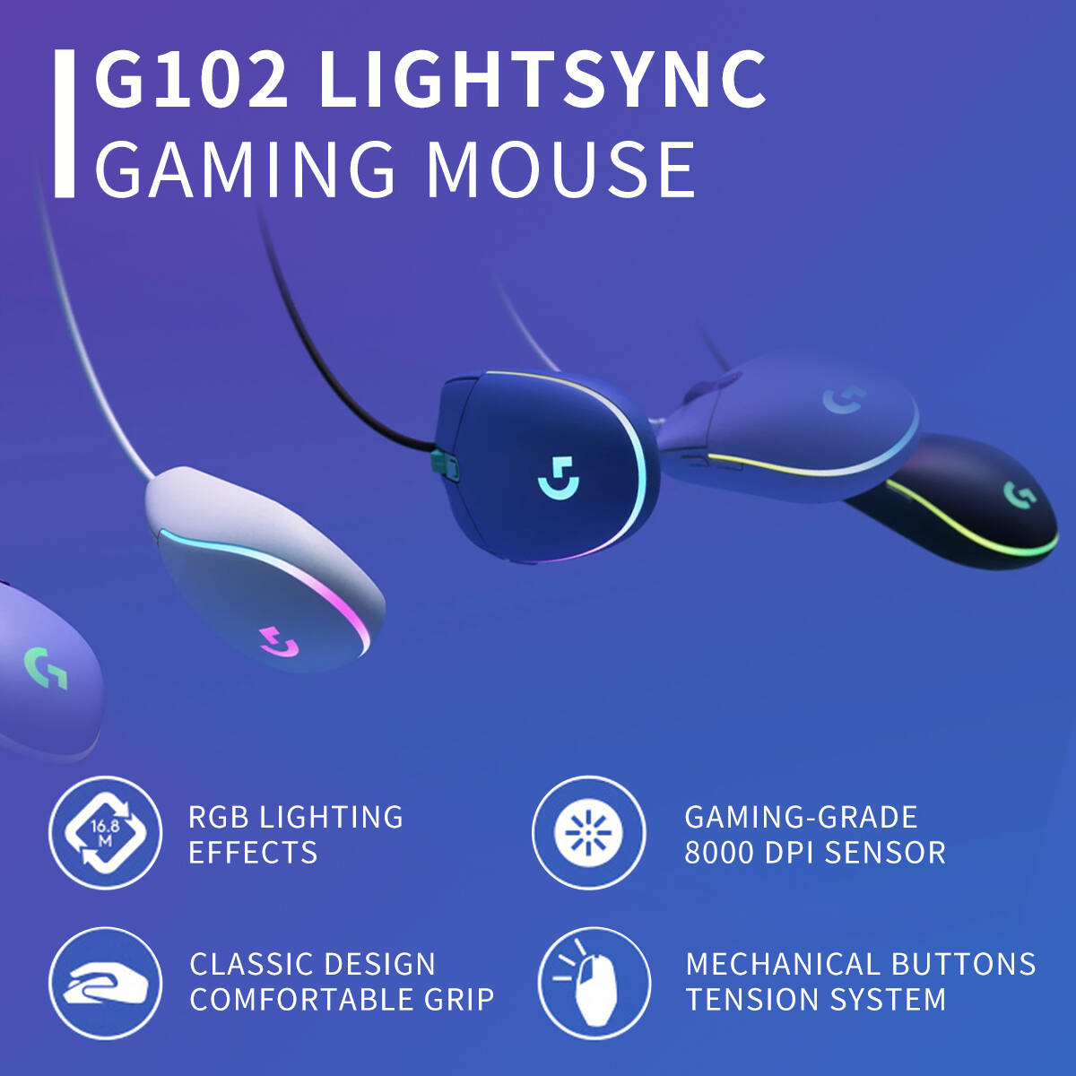 Mysz gamingowa G102 Logitech G – Logitech Mouse G203 recenzja i cena