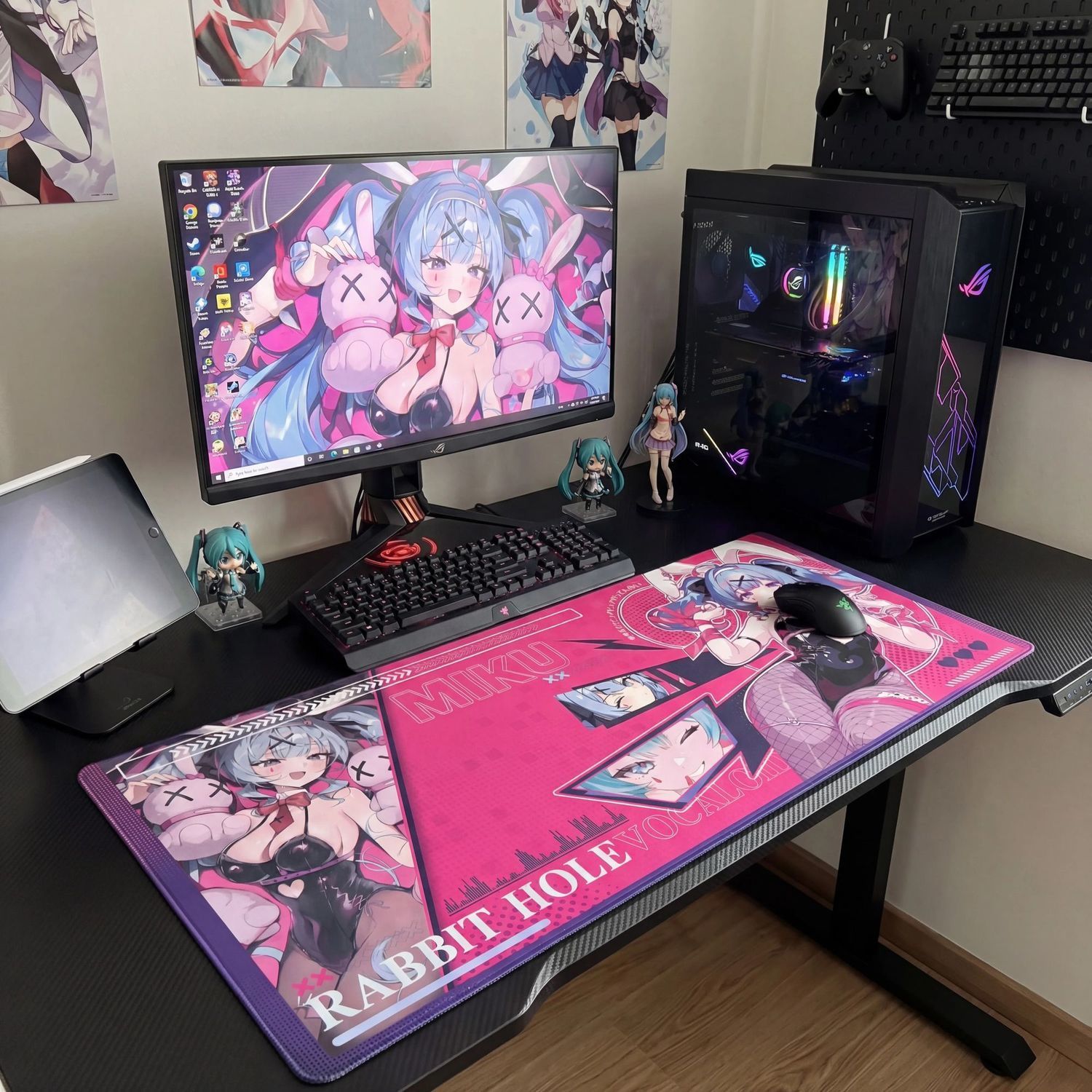 Podkładka pod mysz Hatsune Mik – Pc Gaming Hatsune Miku recenzja i cena