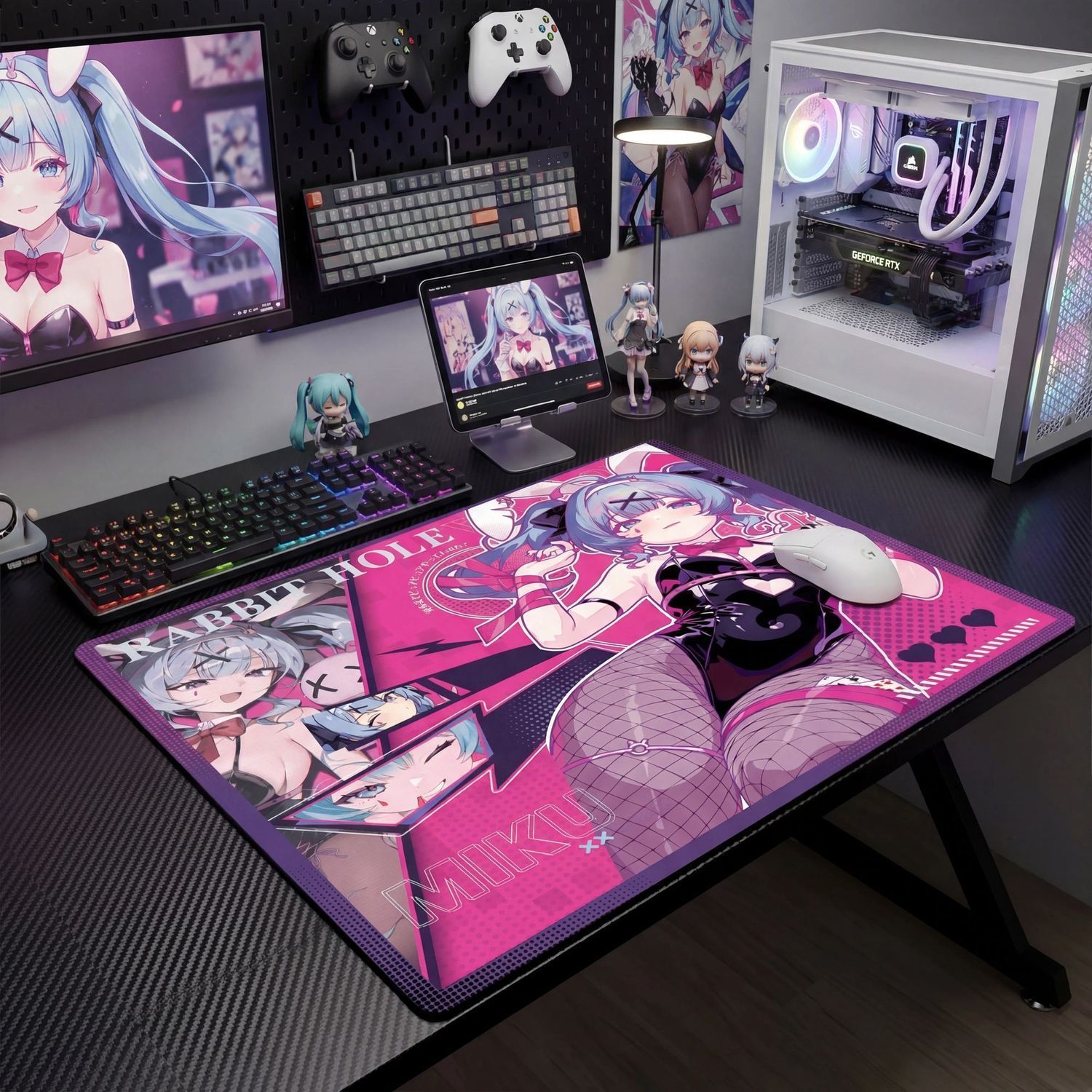 Podkładka pod mysz Hatsune Mik – Pc Gaming Hatsune Miku recenzja i cena