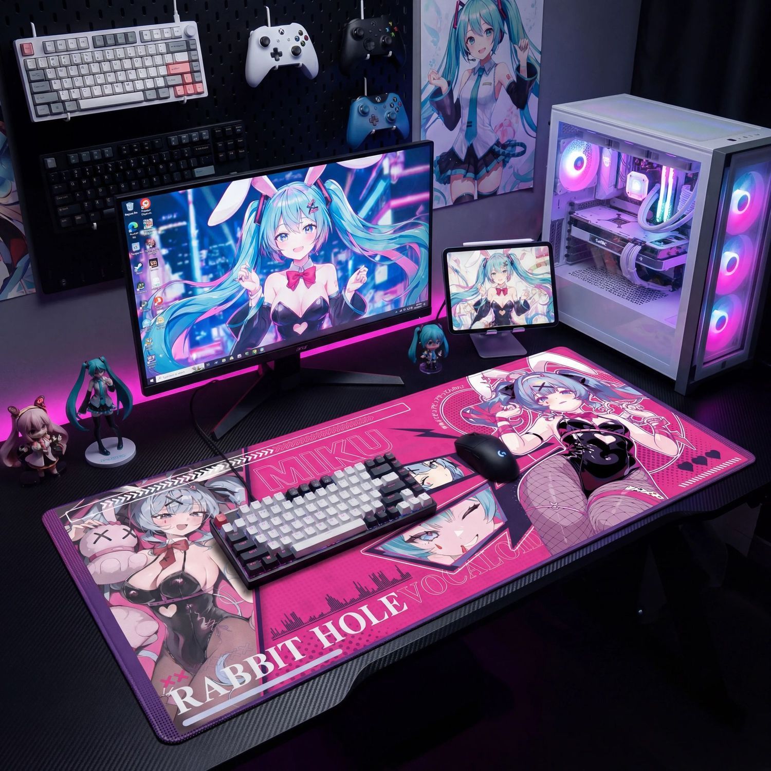 Podkładka pod mysz Hatsune Mik – Pc Gaming Hatsune Miku recenzja i cena
