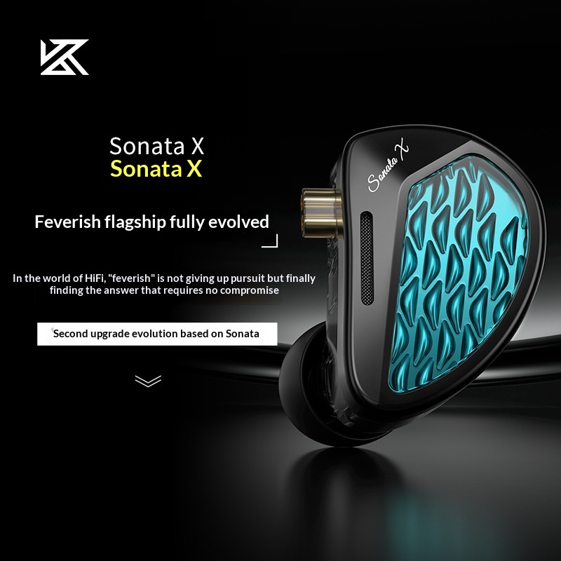 Słuchawki douszne KZ Sonata X, – Pc Gaming Earphones recenzja i cena