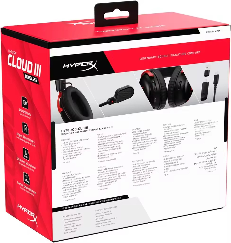 HyperX Cloud 3 77Z46AA 77Z45AA – Pc Gaming Earphones recenzja i cena