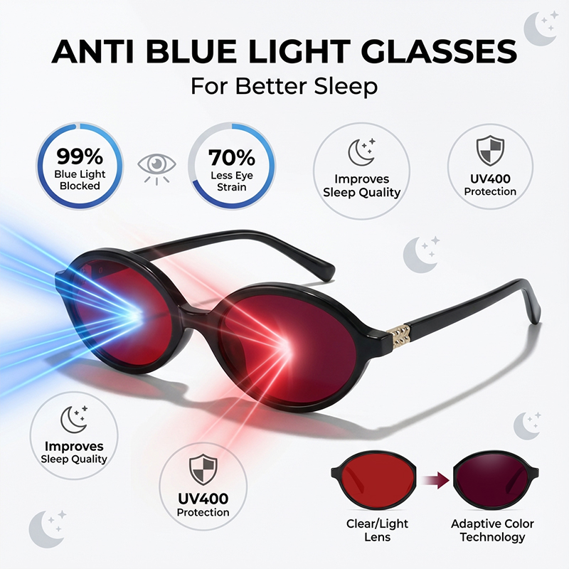 Okulary blokujące niebieskie ś – Gaming Glasses Blue Light recenzja i cena