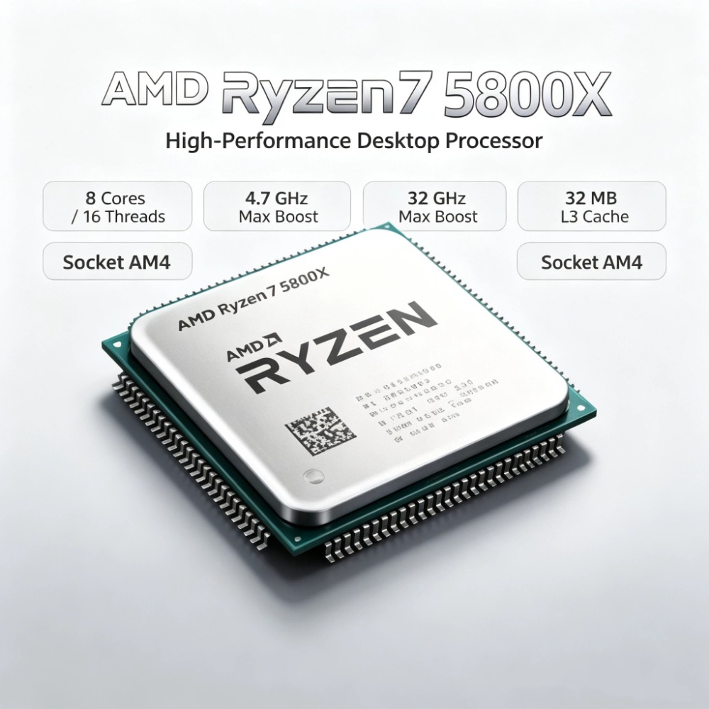 AMD Ryzen 7 5800X Odblokowany  – Amd Cpu Ryzen 7 recenzja i cena