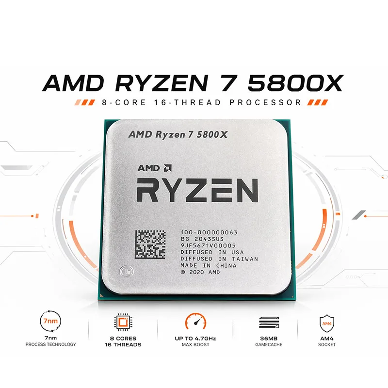 AMD Ryzen 7 5800X Odblokowany  – Amd Cpu Ryzen 7 recenzja i cena